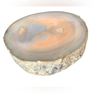 Large Natural Agate Slice Quartz Rock Stone Home Accent Home Decor Mineral